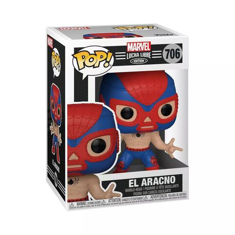 Figurine Funko Pop! N°706 - Marvel - Luchadores- Spider-man